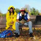 Cosplay di Ash e Pikachu dei "Pokemon"